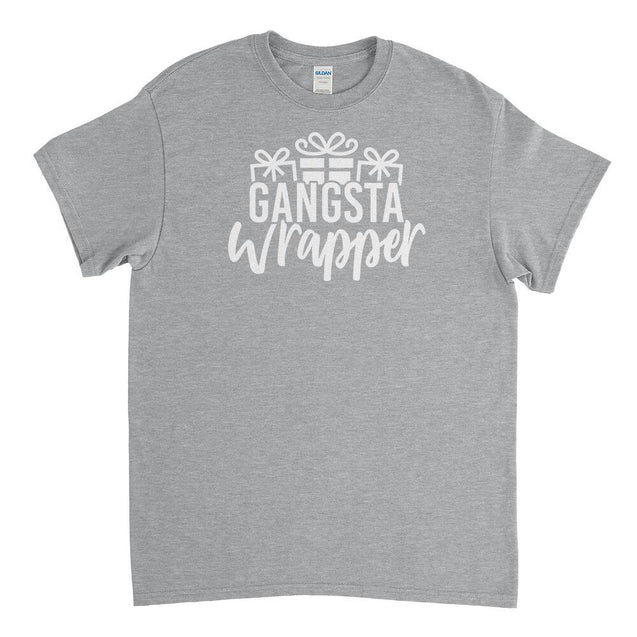 Gangsta Wrapper Mens T-Shirt - Textual Tees