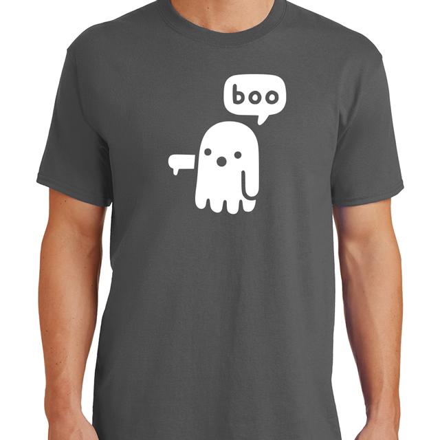 Ghost Says Boo T-shirt Tees Funny - Halloween - Pop Culture - T-shirt ...