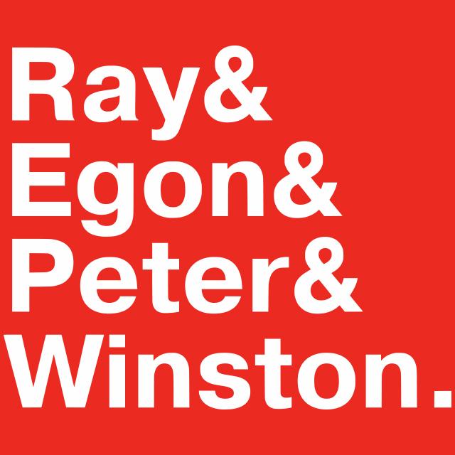 Ghostbusters Names T-Shirt - Textual Tees