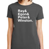 Ghostbusters Names T-Shirt - Textual Tees