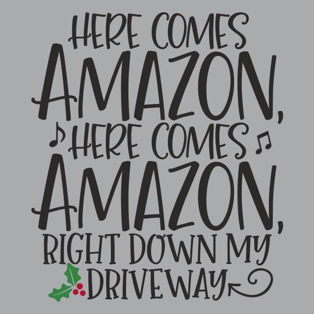 Here Comes Amazon Mens T-Shirt - Textual Tees