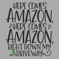 Here Comes Amazon Mens T-Shirt - Textual Tees