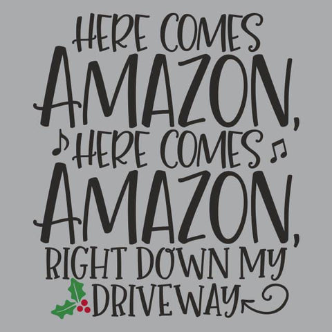 Here Comes Amazon Mens T-Shirt - Textual Tees