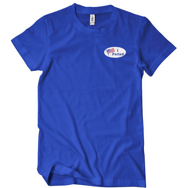 I Farted Voting Sticker T-Shirt - Textual Tees