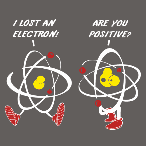 I Lost An Electron Are You Positive? T-Shirt - Textual Tees