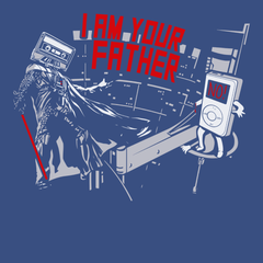 iPod I am Your Father T-Shirt BLUE