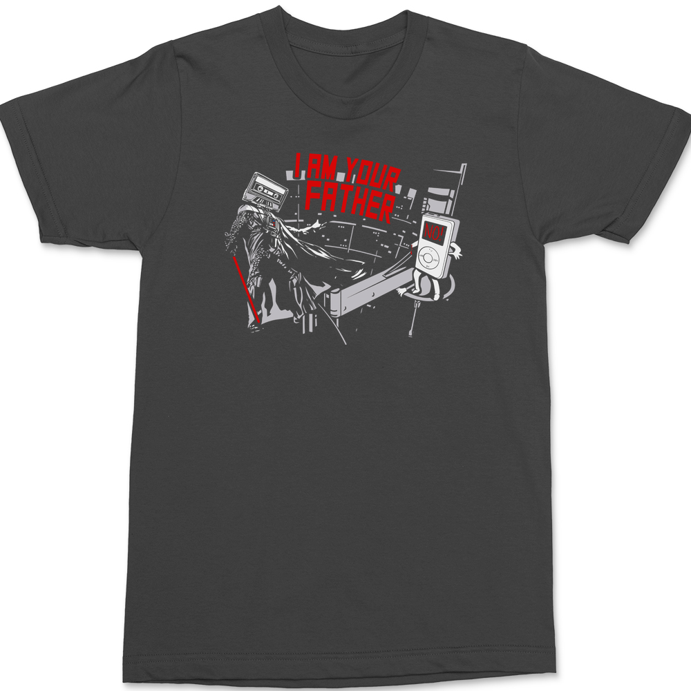 iPod I am Your Father T-Shirt CHARCOAL