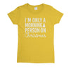 I'm Only a Morning Person On Christmas Womens T-Shirt - Textual Tees