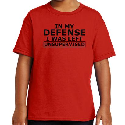 In My Defense T-Shirt - Textual Tees