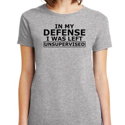 In My Defense T-Shirt - Textual Tees