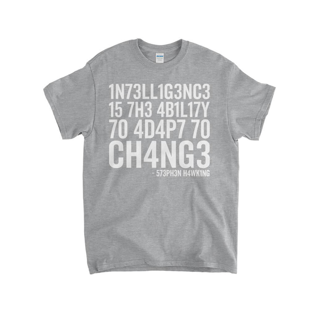 Intelligence Stephen Hawking Kids T-Shirt - Textual Tees