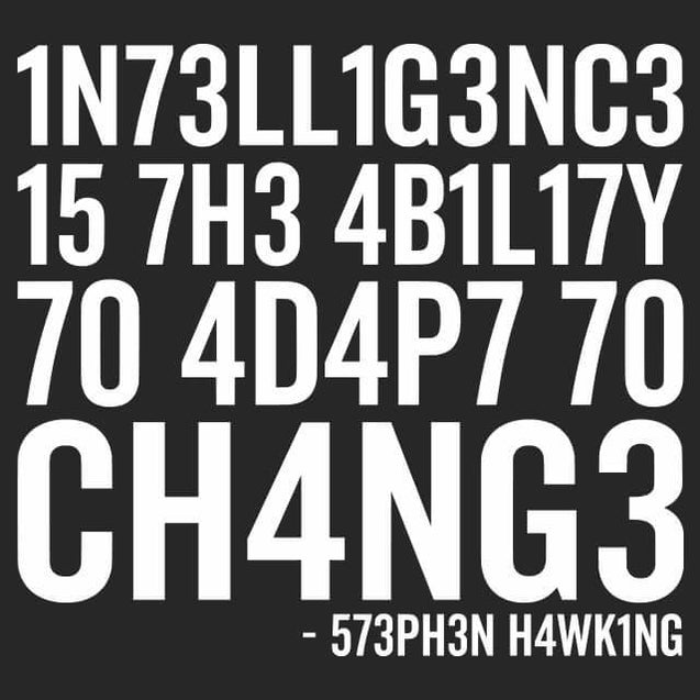 Intelligence Stephen Hawking Kids T-Shirt - Textual Tees