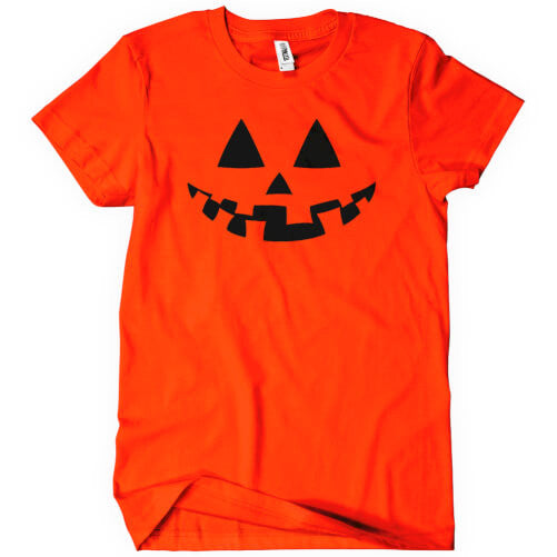 Jack-o-lantern T-shirt Tees Front Page - Funny - Graphic - Halloween ...
