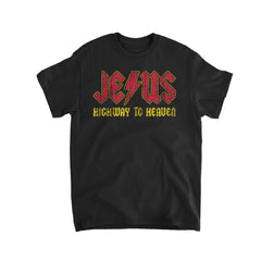 Jesus Highway To Heaven T-Shirt - Textual Tees