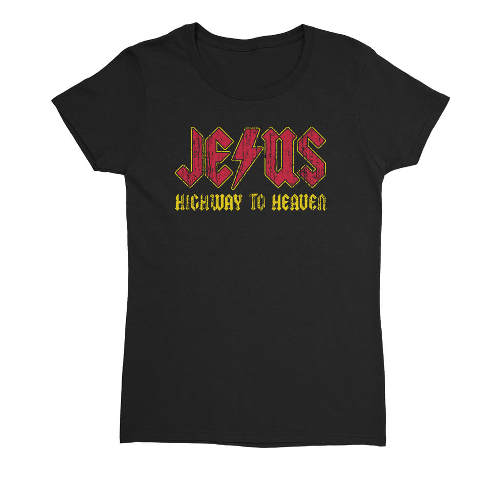 Jesus Highway To Heaven T-Shirt - Textual Tees