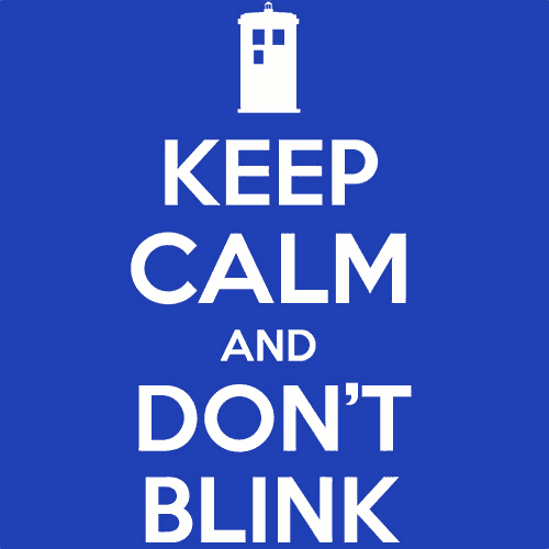 Keep Calm and Don't Blink T-Shirt - Textual Tees