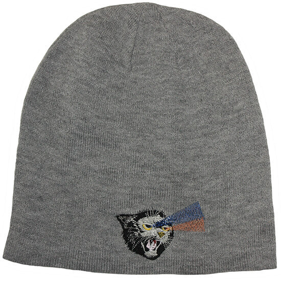 Laser Cat Slouchy Beanie - Textual Tees