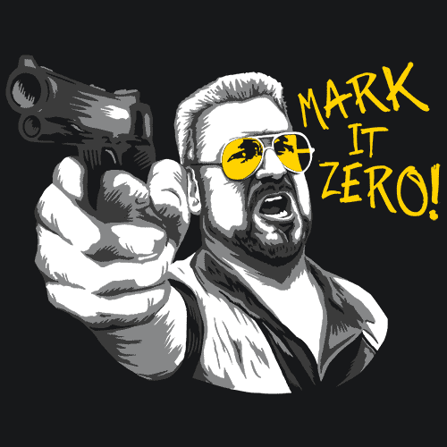 Mark It Zero Big Lebowski T-Shirt - Textual Tees