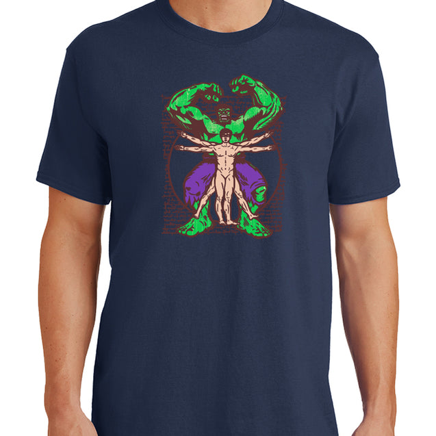 Vitruvian Hulk T-Shirt - Textual Tees