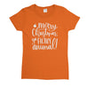 Merry Christmas Ya Filthy Animal Womens T-Shirt - Textual Tees