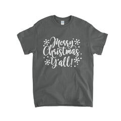 Merry Christmas Ya'll Kids T-Shirt - Textual Tees