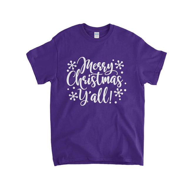 Merry Christmas Ya'll Kids T-Shirt - Textual Tees