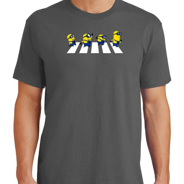 Minions Abbey Road T-Shirt - Textual Tees