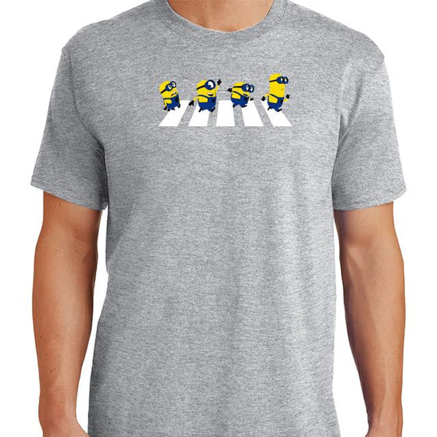 Minions Abbey Road T-Shirt - Textual Tees