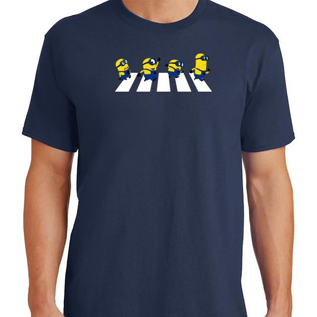 Minions Abbey Road T-Shirt - Textual Tees