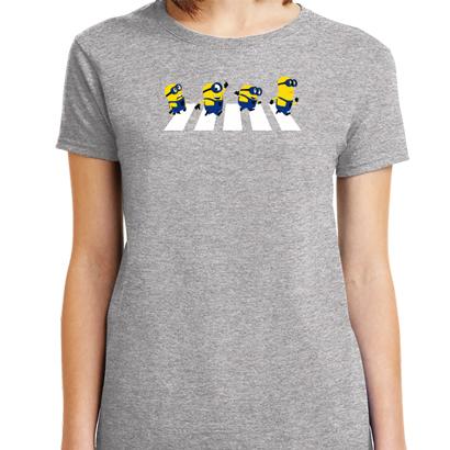 Minions Abbey Road T-Shirt - Textual Tees