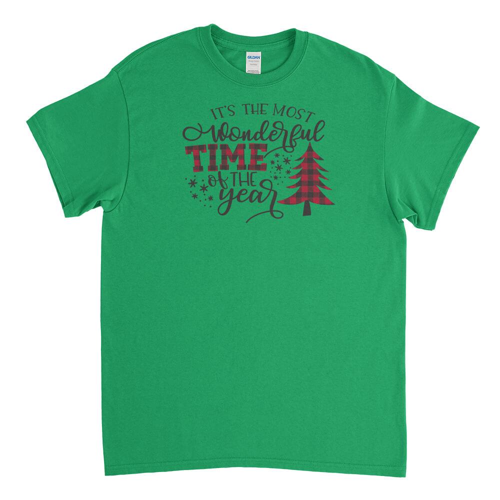 Most Wonderful Time of The Year Mens T-Shirt - Textual Tees