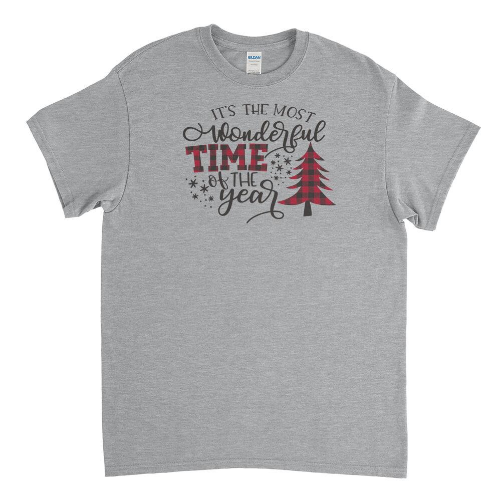 Most Wonderful Time of The Year Mens T-Shirt - Textual Tees