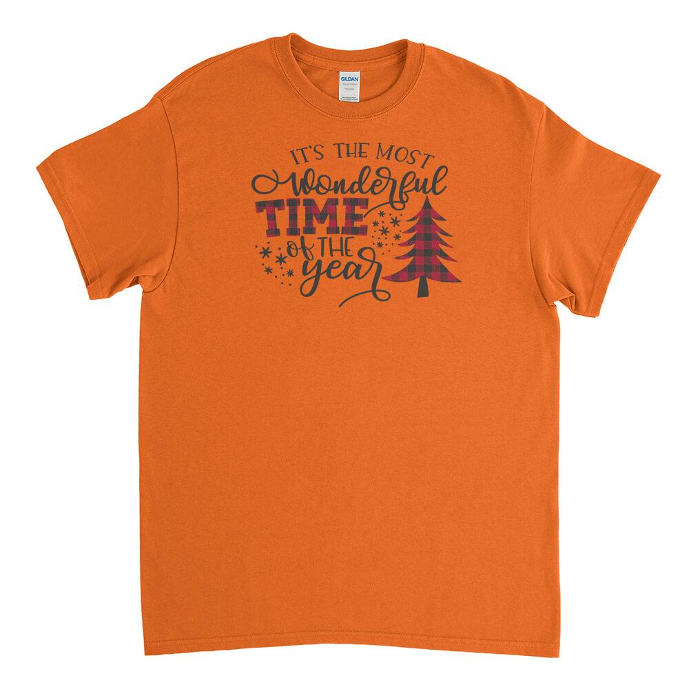 Most Wonderful Time of The Year Mens T-Shirt - Textual Tees