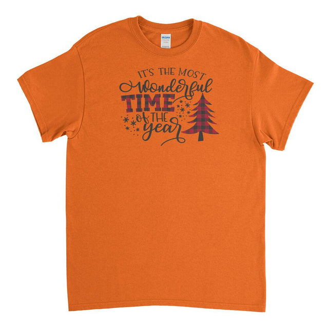 Most Wonderful Time of The Year Mens T-Shirt - Textual Tees