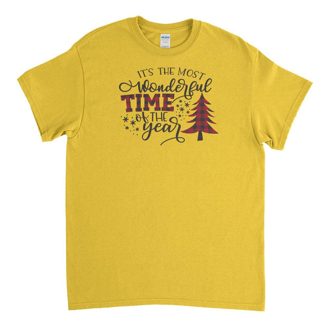 Most Wonderful Time of The Year Mens T-Shirt - Textual Tees