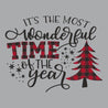 Most Wonderful Time of The Year Mens T-Shirt - Textual Tees