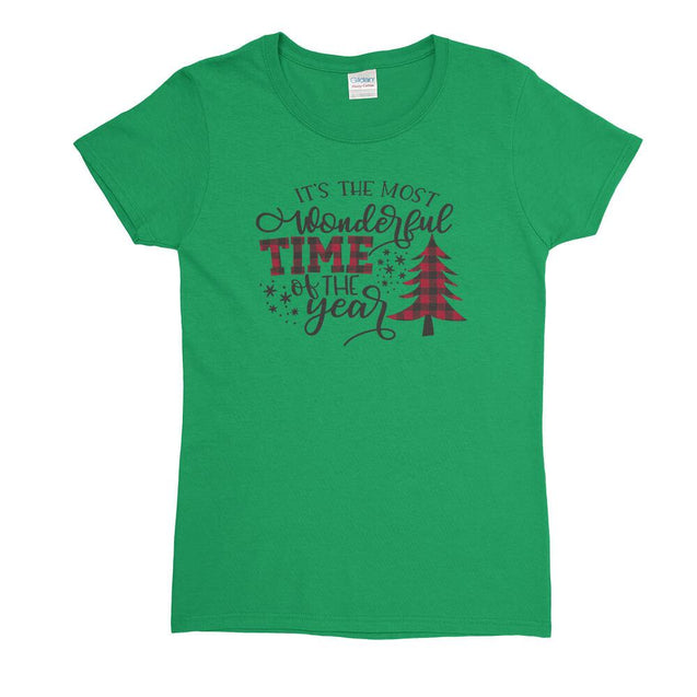 Most Wonderful Time of The Year Womens T-Shirt - Textual Tees