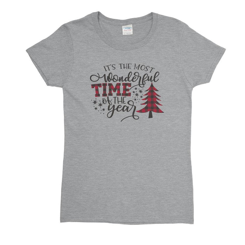 Most Wonderful Time of The Year Womens T-Shirt - Textual Tees