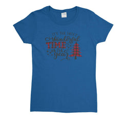 Most Wonderful Time of The Year Womens T-Shirt - Textual Tees