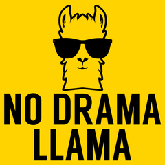 No Drama Llama T-Shirt - Textual Tees