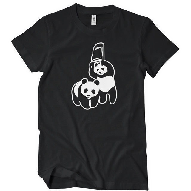 Panda Wrestling T-shirt Tees Animals - Front Page - Funny - Graphic - t ...