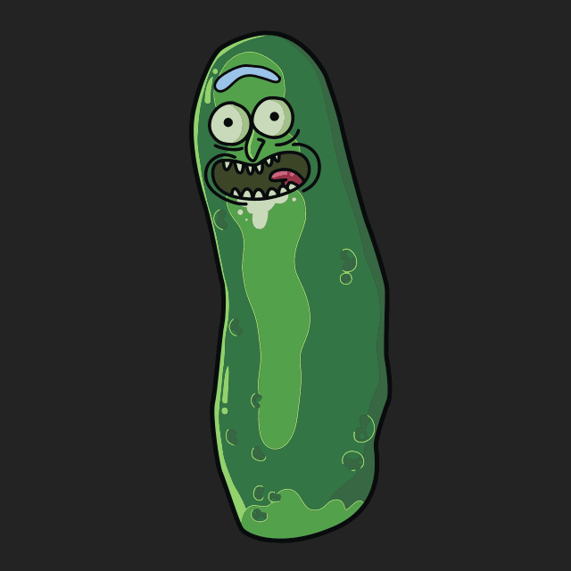 Pickle Rick Pocket T-Shirt - Textual Tees