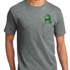 Pickle Rick Pocket T-Shirt - Textual Tees