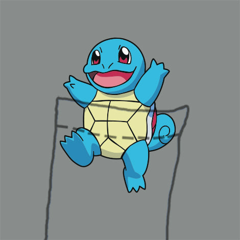 Squirtle Pocket T-Shirt - Textual Tees