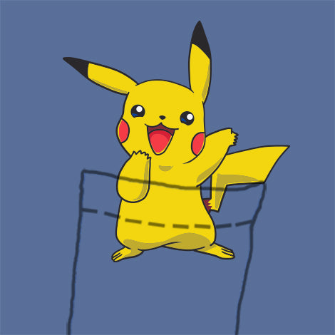 Pikachu Pocket T-Shirt - Textual Tees