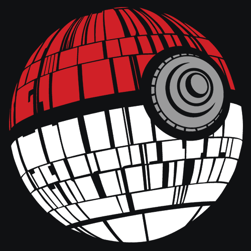 Pokeball Death Star T-Shirt - Textual Tees