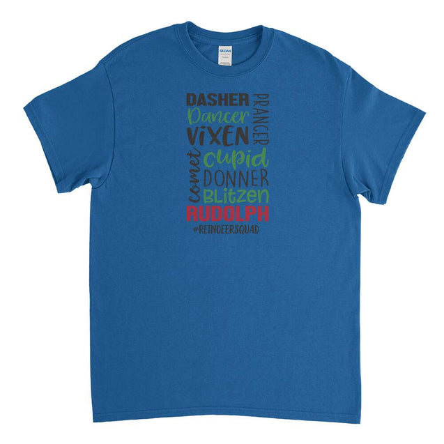 Reindeer Squad Mens T-Shirt - Textual Tees