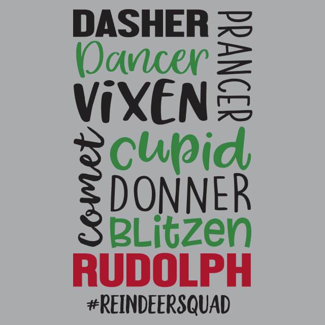 Reindeer Squad Kids T-Shirt - Textual Tees