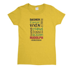 Reindeer Squad Womens T-Shirt - Textual Tees