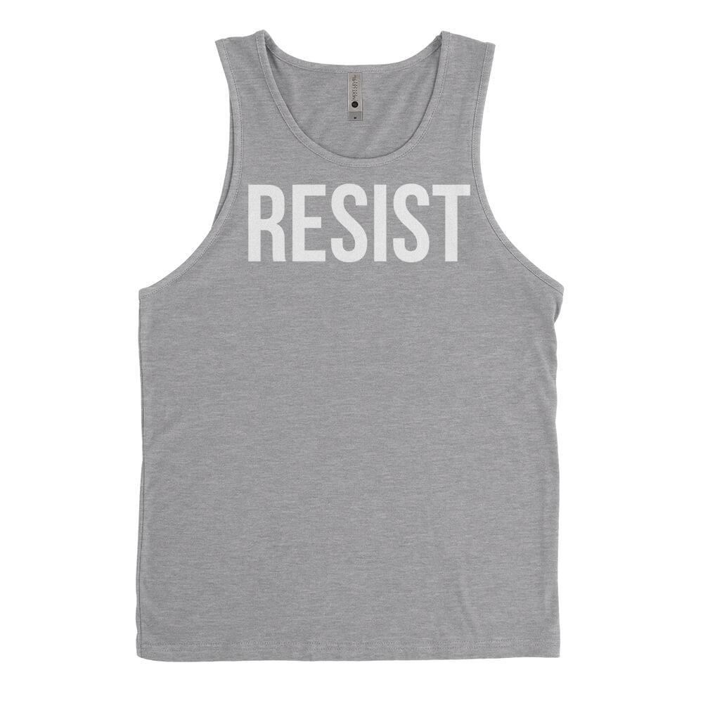 Resist Mens Tanktop - Textual Tees